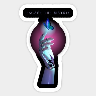 Escape the Matrix Sticker